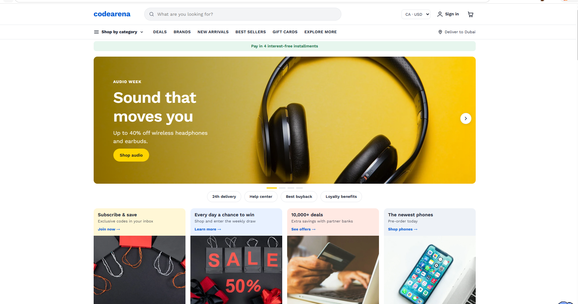 Novatech Electronic Shopify Theme screenshot 2